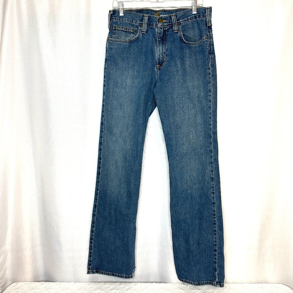 Carhartt Mens B320-WTB Relaxed Straight Jeans 32x36 Workwear Utility *See Desc*